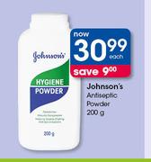 Johnson's Antiseptic Powder-200g Each