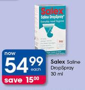 Salex Saline Drop Spray-30ml Each