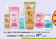 Oh So Heavenly Foot care Products-Each