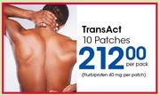 TransAct 10 Patches-Per Pack
