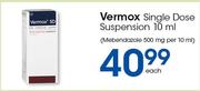 Vermox Single Dose Suspension-10ml
