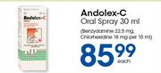 Andolex-C Oral Spray-30ml