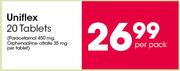 Uniflex 20 Tablets-Per Pack
