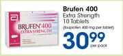 Brufen 400 Extra Strength 10 Tablets-Per Pack