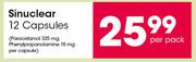 Sinuclear 12 Capsules-Per Pack