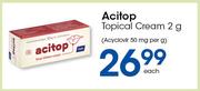 Acitop Topical Cream-2g Each