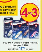 Clicks Plasters-Per Pack