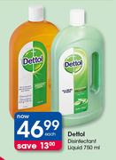 Dettol Disinfectant Liquid-750ml Each