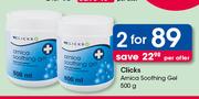 Clicks Arnica Soothing Gel 500g-For 2