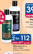 Tresemme Shampoo Or Conditioner-500ml, 750ml Or 900ml-For 2