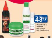 Pure Royal Or Brazilian Hair Grow Oil/Hair Care Products-Each