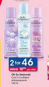 Oh So Heavenly Cool'n Confident Anti Perspirants-2 x 120ml