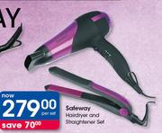 Safeway Hairdryer And Straightner Set-Per Set