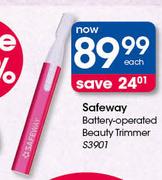 Safeway Battery Operated Beauty Trimmer S3901