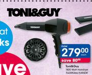 Toni&Guy 1800 Watt Hairdryer TGDR5366/5355DR