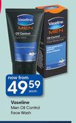 Vasline Men Oil Control Face Wash-Each
