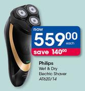 Philips Wet & Dry Electric Shaver(AT620/14)-Each