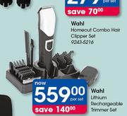 Wahl Lithium Rechargeable Trimmer Set-Per Set