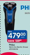 Philips Wet & Dry Electric Shaver(ATS1030/04)-Each