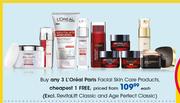 L'Oreal Paris Facial Skin Care Products(Excl. Revitalift Classic And Age Perfect Classic)-Each