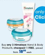 Himalaya Hand & Body Products