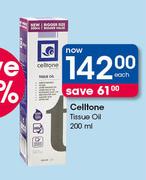 Celltone Tissue Oil-200ml Each