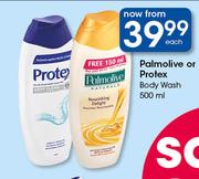 Palmolive Or Protex Body Wash-500ml Each