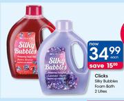 Clicks Silky Bubbles Foam Bath-2Ltr Each