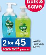 Radox Handwash-2x300ml Per Offer