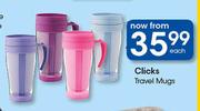 Clicks Travel Mugs-Each