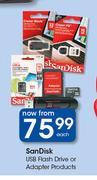 SanDisk USB Flash Drive Or Adapter Products-Each