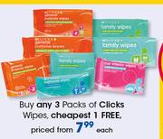 Clicks Wipes-Each