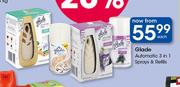 Glade Automatic 3 In 1 Spray & Refils-Each