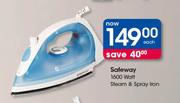 Safeway 1600Watt Steam & Spray Iron-Each