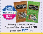 Clicks Popcorn-90g Each