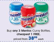 Mentos Curvy Bottles-Each