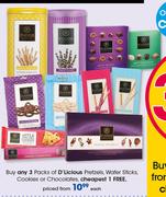 D'Licious Pretzels, Wafer Sticks, Cookies Or Chocolate-Each