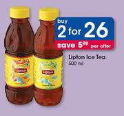 Lipton Ice Tea-2x500ml 