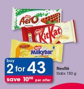 Nestle Slabs-2x150g 