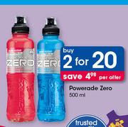 Powerade Zero-2x500ml 