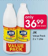 Jik Value Pack-2x1Ltr Per Pack