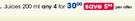Clicks Made 4 Baby Juices-4X200ml