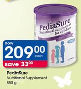 Pediasure Nutritional Supplement-850g Each