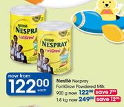Nestle Nespray Fortigrow Powdered Milk-1.8Kg Each