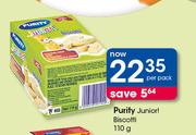 Purity Junior Biscotti-110g Per Pack