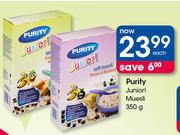 Purity Junior Muesli-350g Each