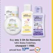 Oh So Heavenly Mini Baby Toiletries-Each