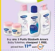 Purity Elizabeth Anne's Baby Toiletries-Each