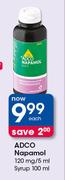 Adco Napamol 120mg/5ml Syrup-100ml Each