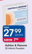 Ashton & Parsons 20 Infants Powders-Per Pack